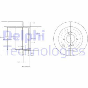 Delphi Bg4097 Fren Diski Arka Accent Era 07-11 Accent Era 2007 Sonrası Get