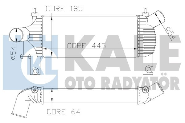 Kale 342355 Turbo Radyatörü Navara-Pathfınder Al-Pl-Brz