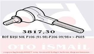 Trw Jte162 Rot Başı Sol 106 1991 Sonrası 106 206 1998 Sonrası 206 206 + 305 307 00-