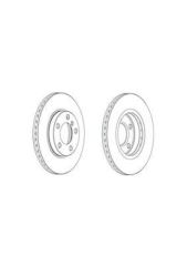 Ferodo Ddf2122C Fren Diski Ön Mını One-Cooper-One D Cooper D 10-1