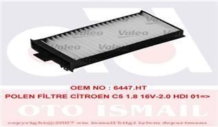VALEO 698540 POLEN FİLTRESİ C5 01- KARBONLU