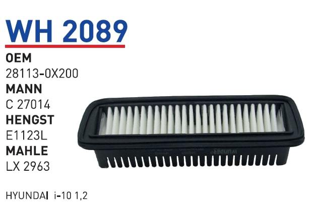 WUNDER WH2089 HAVA FİLTRESİ - HYUNDAI İ-10 1,2