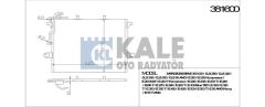 Kale 381600 Klima Radyatörü 320Cls 350Cls 500Cls 55 Amge 200E 200