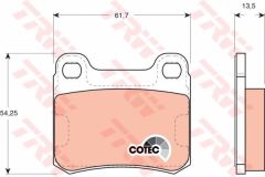 Trw Gdb294 Fren Balatası Arka W201 190 W201 82-93 13.50Mm