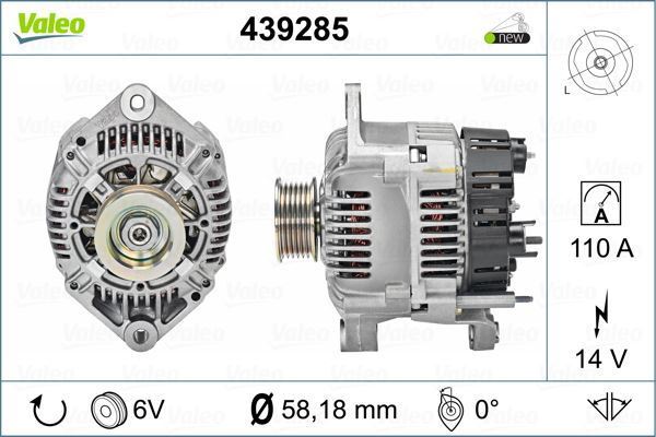 Valeo 439285 Alternatör Megane Laguna 1.8 2.0 1.9 Tdı 1.9