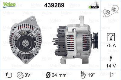 Valeo 439289 Alternatör Clıo Megane I 1.4 1.6 1.4 1.9 Dtı