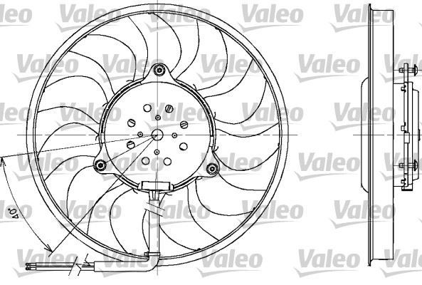 VALEO 698611 FAN MOTORU A4 00- A6 01- AC / EXEO 09-