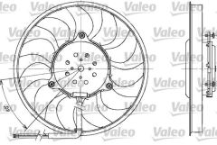 VALEO 698611 FAN MOTORU A4 00- A6 01- AC / EXEO 09-