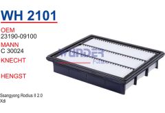 WUNDER WH2101 HAVA FİLTRESİ - Ssangyong Rodius II 2.0 Xdi