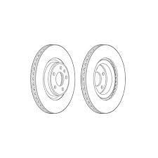 Ferodo Ddf2597C-1 Fren Diski Ön Havalı 338Mm Audı A4, A5 15-