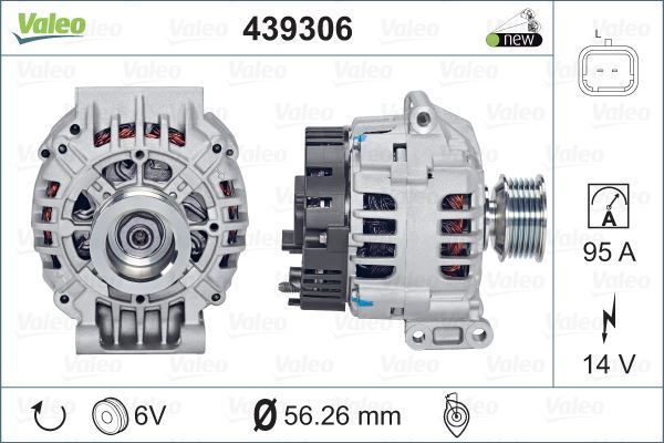 Valeo 439306 Alternatör Megane I Laguna I 1.8 16V F4P