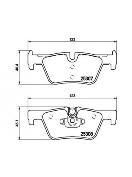 Bosch 986495289 Fren Balatası Arka Bmw 1  F20 F21 Bmw 2  F22 F23