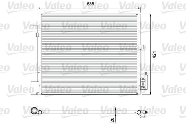 VALEO 814382 KONDENSER Opel Meriva (2010-)