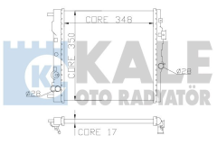 Kale 383800 Radyatör Cıvıc Iv V Al Pl Brz 350X348X26