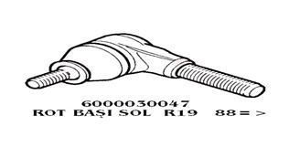 Trw Jte287 Rot Başı Sol R19 88-