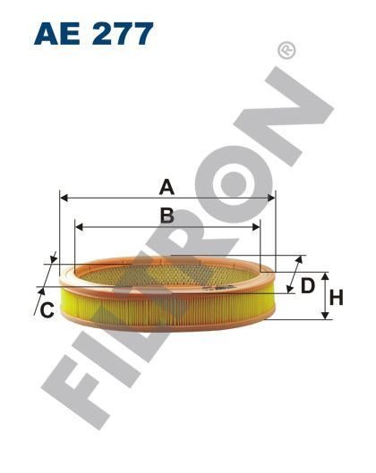 Filtron Ae277 Hava Filtresi Renault R 11 1.7 Gtx 75Hp (84-89)