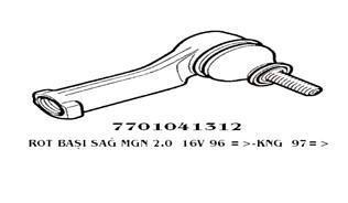 Trw Jte293 Rot Başı Sağ Clıo I 94-