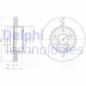 Delphi Bg4227C Ön Fren Diski Tk Mercedes C-Class W204 07-