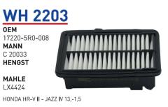 WUNDER WH2203 HAVA FİLTRESİ - HONDA HR-V II - JAZZ IV 13,-1,5