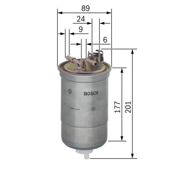 Bosch 450905177 Yakıt Filtresi Benzin Mb 190E 300400500 Sel