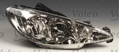 Valeo 43052 Far Sağ + Sinyal 206 2005 Sonrası Seffaf Camlı Elektrikli H7+H
