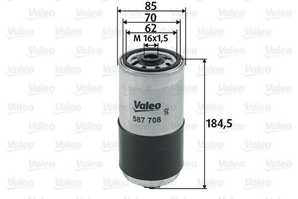 Valeo 587708 Yakıt Filtresi (Mazot) Audı A4 1.9 Tdı-Volkswagen Pa