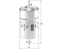 Mann Wk830 Benzin Filtresi R9 R11 R19 R21 Clıo I Laguna Safrane /