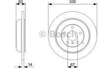 Bosch 986479338 Fren Diski Arka Rav4 00-05 / Tıggo 2007 Sonrası Düz 303Mm