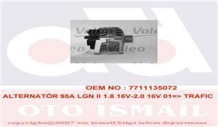 Valeo 439467 Alternatör Laguna Iı Trafıc Iı 1.8 16V 2.0 16V