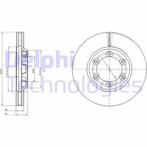 Delphi Bg4252 Fren Diski Ön D-Max 2,5 2002-2012