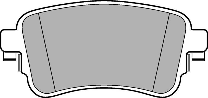 Delphi Lp3261 Fren Balatası Arka Dw10Fe 2.0 Hdı Expert Iv