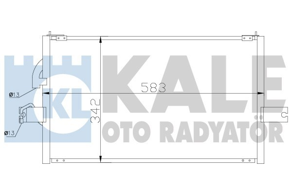 Kale 386400 Klima Radyatörü Accent I Al Al 565X318X16
