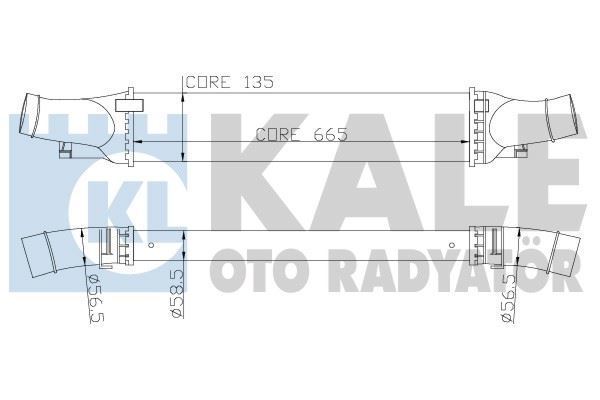 Kale 342600 Turbo Radyatörü A4 2007 Sonrası 1.8 Tfsı 1.8 Tfsı 2.0 Tdı 2.0