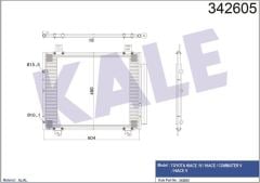 Kale 342605 Klima Radyatörü Hıace Iv
