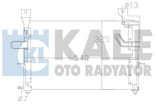 Kale 342620 Klima Radyatörü Kıa Prıde Al-Al