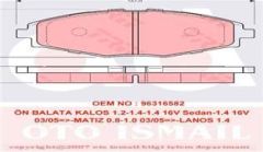 Trw Gdb3195 Fren Balatası Ön Spark 2005 Sonrası / Lanos 1997 Sonrası Matız 01-