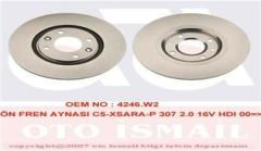 Valeo 186693 Fren Diski Ön 207 06> 307 00> 308 07> 1007 05> 2008 13> 3008 09> PARTNER 08> / XSARA C3 II 09> C3 PICASSO 09> C4 C5 DS3 10> DS4 11> BERLINGO 08> HAVALI 283mm