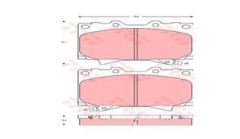 Trw Gdb3197 Fren Balatası Ön Land Cruıser 98-07