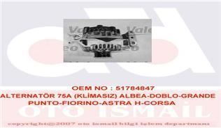 Valeo 439506 Alternatör Lınea Doblo Idea Punto 1.3 Jtd 1.3D 1.3Mt