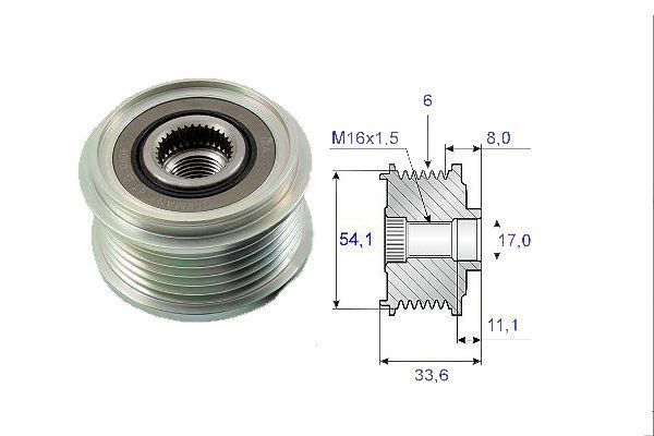 Valeo 588003 Alternatör Kasnağı Scudo Ducato / 206 207 307 308 Pa