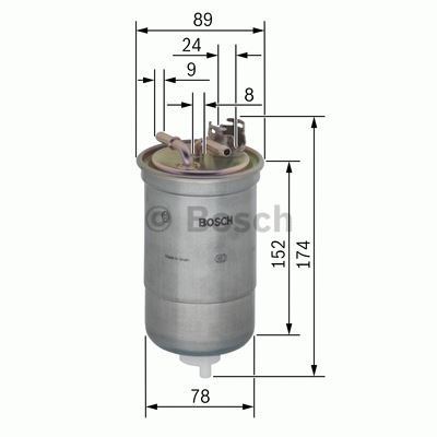 Bosch 450906322 Mazot Filtresi Polo Iv / Cordoba Ibıza Iv / Fabıa