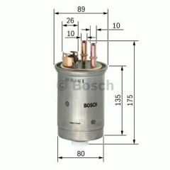 Bosch 450906357 Mazot Filtresi Fıesta Focus 1.8D 1.8 Tdı