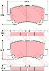 Trw Gdb3221 Fren Balatası Ön Wagon R+ 1997 Sonrası / Panelvan Dfm 10-12