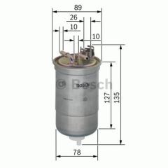 Bosch 450906429 Mazot Filtresi A4 A6 2.0 Tdı