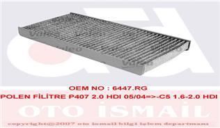 VALEO 698884 POLEN FİLTRESİ 407 04- / C5 04- C6 05- KARBONLU