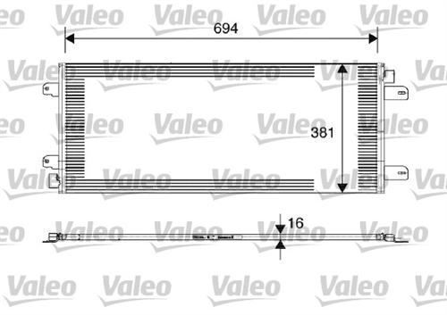 VALEO 817689 KLIMA RADYATÖRÜ MASTER II 98- / MOVANO A 98- / INTER