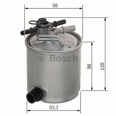 Bosch 09864B2011 F026402019 Yakıt Filtresi Dacıa Logan- Logan Mcv