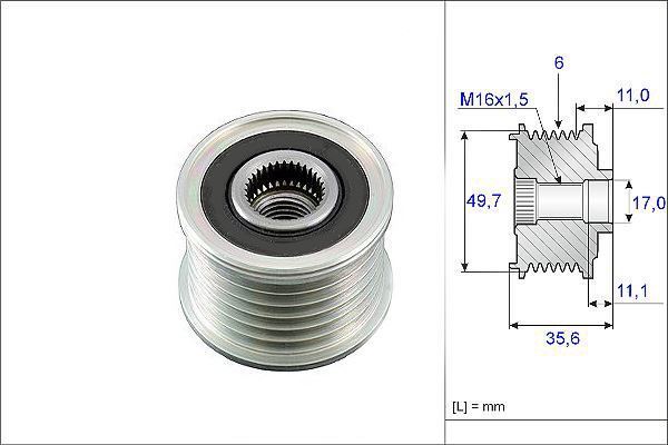 Valeo 588019 Alternatör Kasnağı Mercedes C 200 220 E200 220