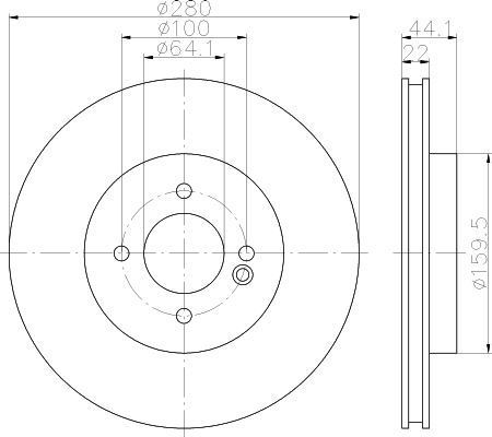 Bosch 986479437 Fren Diski Ön Clubvan R55 2007 Sonrası Cooper R56 2006 Sonrası Mını