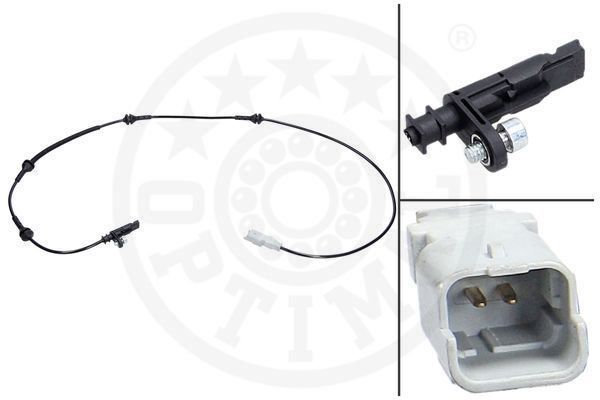 Optimal 06-S430 Ön Sağ Sol Abs Kablosu Sensörü C5 2008 Sonrası C6 2005 Sonrası 407